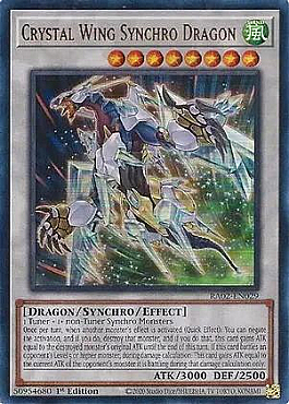 Crystal Wing Synchro Dragon (UR)