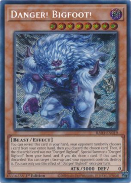 Danger! Bigfoot! (Alt. Art) (Secret Rare)