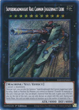 Superdreadnought Rail Cannon Juggernaut Liebe (Secret Rare)