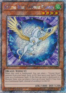 Crystal Beast Sapphire Pegasus (PSR)