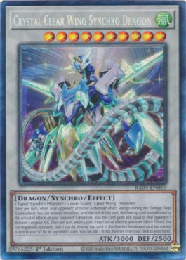 Crystal Clear Wing Synchro Dragon (PCR)