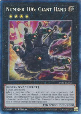 Number 106: Giant Hand (PCR)