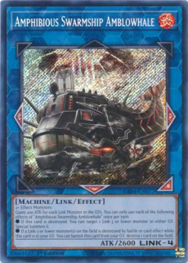 Amphibious Swarmship Amblowhale (Secret Rare)