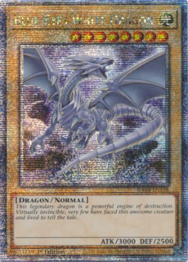 Blue-Eyes White Dragon (8th Artwork) (QCR)