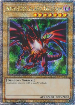 Red-Eyes Black Dragon (4th artwork) (QCR)