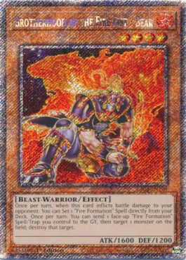 Brotherhood of the Fire Fist - Bear (PSR)